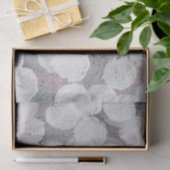 ピンクのグレーと白の抽象芸術ドット 薄葉紙 (ギフト)