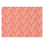 ピンクのグレープフルーツのスライス テーブルクロス (正面(横))