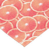 ピンクのグレープフルーツのスライス テーブルクロス (アングル)