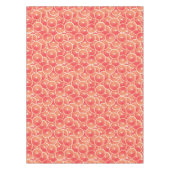 ピンクのグレープフルーツのスライス テーブルクロス (正面)