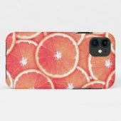 ピンクのグレープフルーツのスライス Case-Mate iPhoneケース (裏面(横))