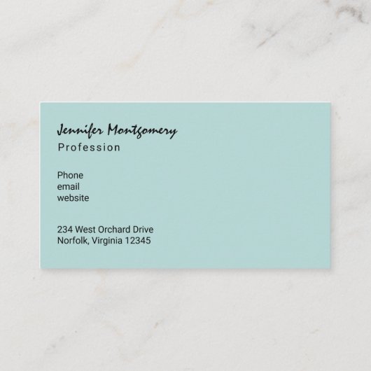 ピンクのグレープフルーツのパターストライプン 名刺 (裏面)