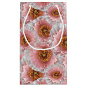 ピンクのケシ スモールペーパーバッグ (裏面)