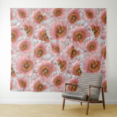 ピンクのケシ タペストリー (インサイチュ(横))