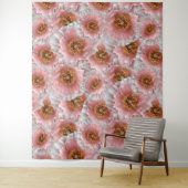 ピンクのケシ タペストリー (インサイチュ)