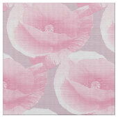 ピンクのケシ ファブリック (クローズアップ)