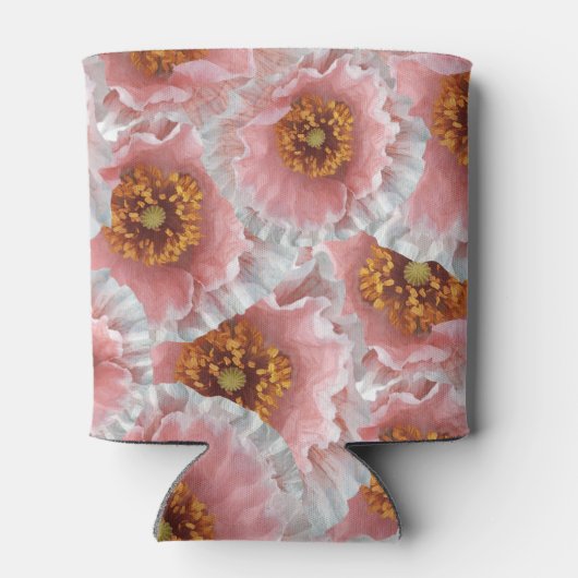 ピンクのケシ 缶クーラー (裏面)