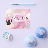 ピンクのケーキポップベーカリーラトリエ チラシ (シングル)