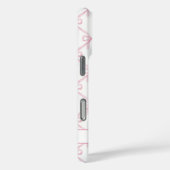 ピンクのコケットウォーターカラーのリボン Case-Mate iPhoneケース (裏面 / 右)
