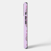 ピンクのコケットキャットiPhone 16ケース Case-Mate iPhoneケース (裏面 / 左)
