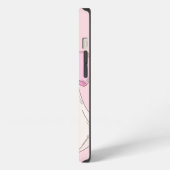 ピンクのコケットゴースト iPhoneケース (左側面)