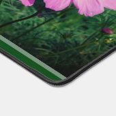 ピンクのコスモスの花の自然 デスクマット (コーナー)