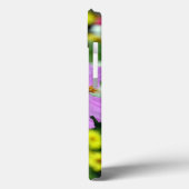 ピンクのコスモスの花プリントのipadケース Case-Mate iPhoneケース (裏面 / 左)