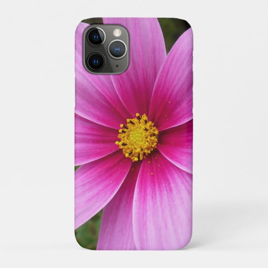 ピンクのコスモスの花ワイルドフラワー Case-Mate iPhoneケース (裏)