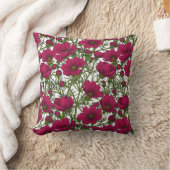 ピンクのコスモスの花 クッション (ブランケット)