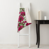 ピンクのコスモスの花 シェルパブランケット (インサイチュ)