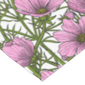 ピンクのコスモスの花 テーブルクロス (アングル)