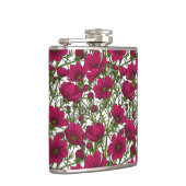 ピンクのコスモスの花 フラスク (右)