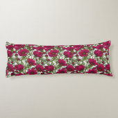 ピンクのコスモスの花 ボディピロー (裏面)