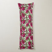 ピンクのコスモスの花 ボディピロー (裏面 (縦))