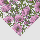 ピンクのコスモスの花 薄葉紙 (詳細)