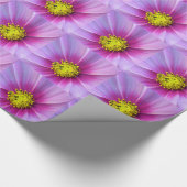 ピンクのコスモス ラッピングペーパー (角)