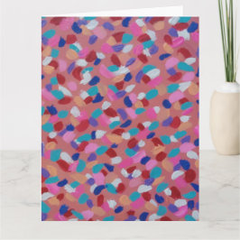 ピンクのコットンキャンディ カード