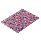 ピンクのコットンキャンディ ノートブック (左側)