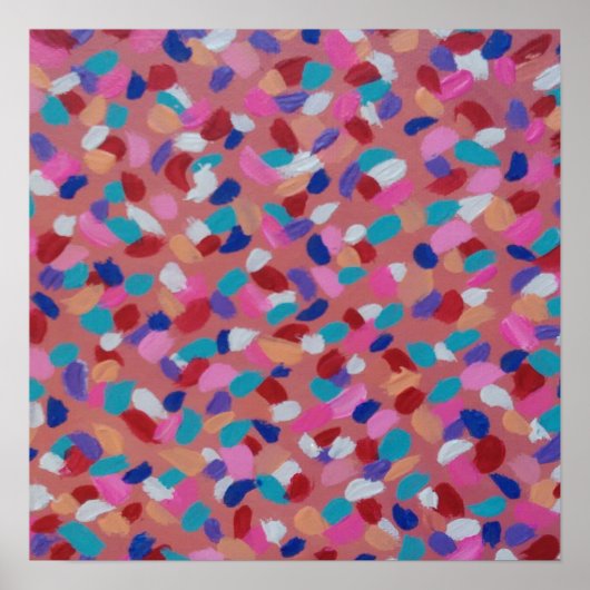 ピンクのコットンキャンディ ポスター (正面)