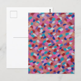 ピンクのコットンキャンディ ポストカード