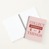 ピンクのコレクトモーメント ノートブック (内部)