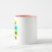 ピンクのコンボmag SO_THIS_IS_HOW_BEING_GRADED_感じ マグカップ (中央)