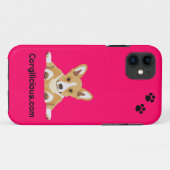 ピンクのコーギーの子犬のiPhone 5の場合 Case-Mate iPhoneケース (裏面(横))