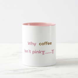 ピンクのコーヒーマグ マグカップ