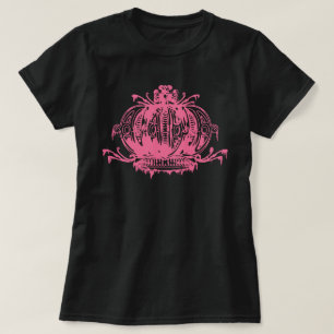 ピンクのゴシック様式のクラウン Tシャツ