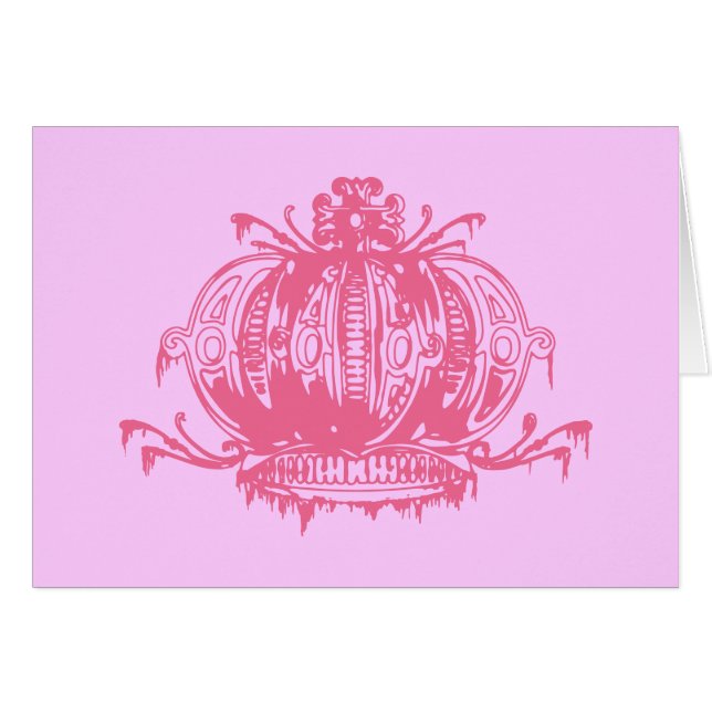 ピンクのゴシック様式のロリータデケイクラウン (正面横)