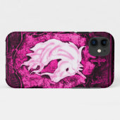 ピンクのゴシック様式ユニコーン Case-Mate iPhoneケース (裏面(横))
