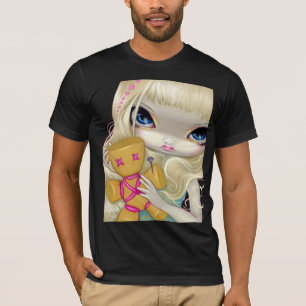 ピンクのゴシック様式妖精のワイシャツのブードゥー Tシャツ