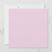 ピンクのゴムダッキー ベビーシャワー招待状 招待状 (裏面)