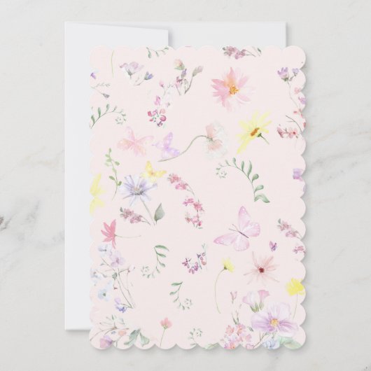 ピンクのゴム製のあひるの おむつパーティー テンプレート (裏面)