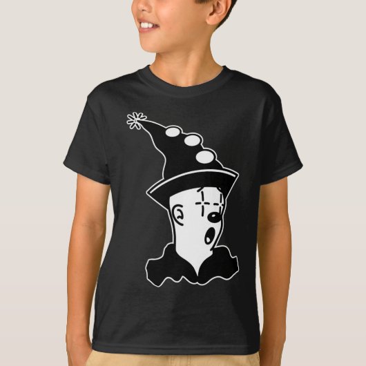 ピンクのゴーストにびっくり Tシャツ (正面)