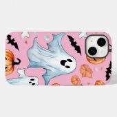 ピンクのゴーストパーティ Case-Mate iPhoneケース (裏面 (横))