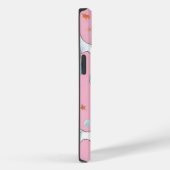 ピンクのゴーストパーティ Case-Mate iPhoneケース (裏面 / 右)