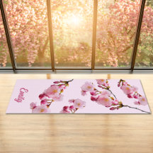 ピンクのサクラの花の枝の写真と名前