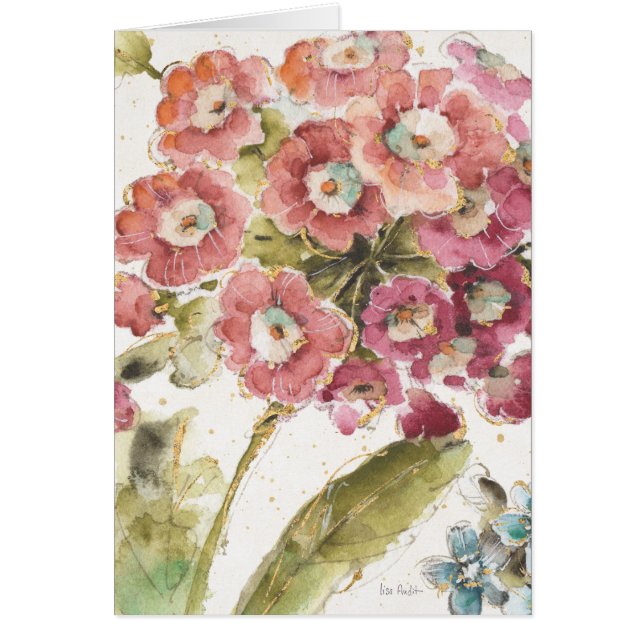 ピンクのサクラソウ (正面)