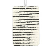 ピンクのサボテンのパタストライプのーン カーエアーフレッシュナー (裏面)