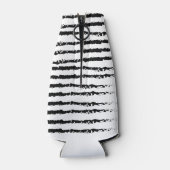 ピンクのサボテンのパタストライプのーン ボトルクーラー (裏面)