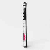 ピンクのサボテンのモノグラム Case-Mate iPhoneケース (裏面/左)