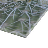 ピンクのサボテンの花が咲く カッティングボード (角)