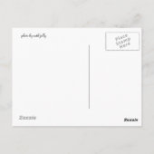 ピンクのサボテンの開花のCereus ポストカード (裏面)